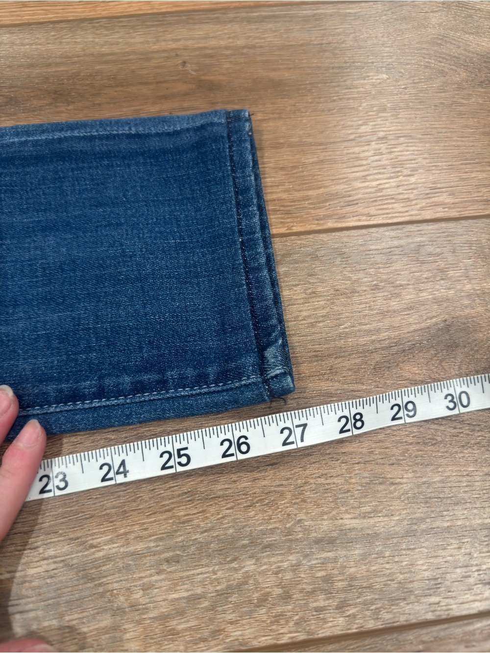 7 FOR ALL MANKIND Vintage 2000s Y2k Low-rise Straight Leg Jeans | Size 28 - Picture 5 of 6